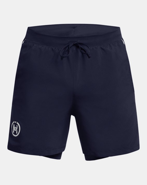 Men's UA Launch 5" Shorts in Blue image number 4